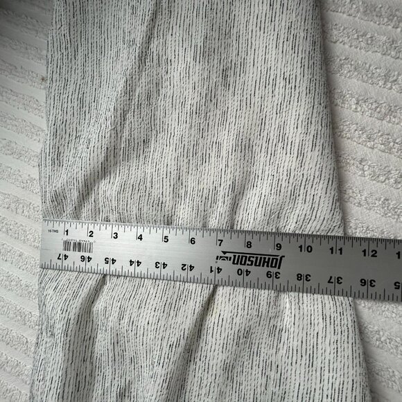 Kd. Spring Women's Striped Pattern Pull On High Rise Wide Leg Pants Gray Large - Picture 9 of 10